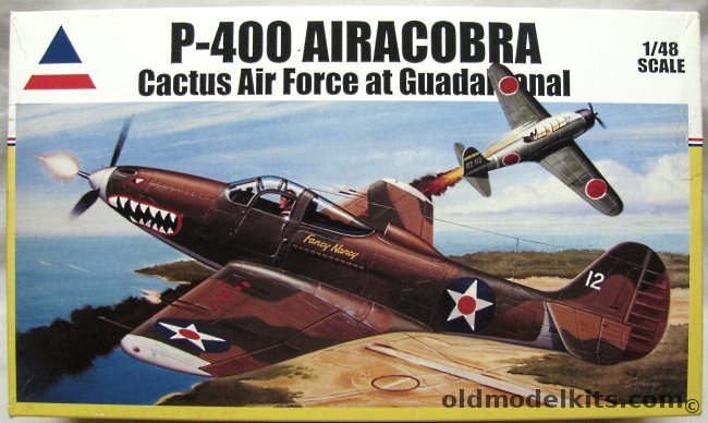 Accurate Miniatures 1/48 P-400 Airacobra Cactus Air Force Guadalcanal - (P-39), 0407 plastic model kit